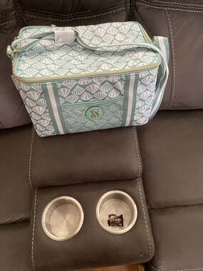 NWT Victoria's Secret Aqua Large Cooler Tote Bag Great for Beach / Pool / Travel